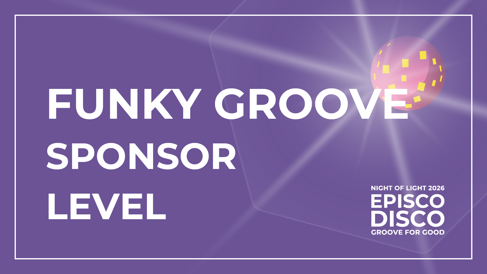 FUNKY GROOVE Sponsorship Level